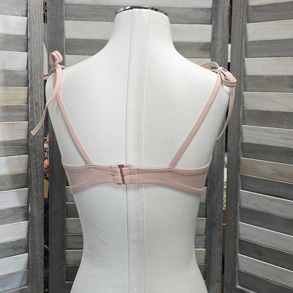 Shoulder Tie Shirred Underwire Bikini Top | Shade & Shore | 36C - Picture 5 of 9